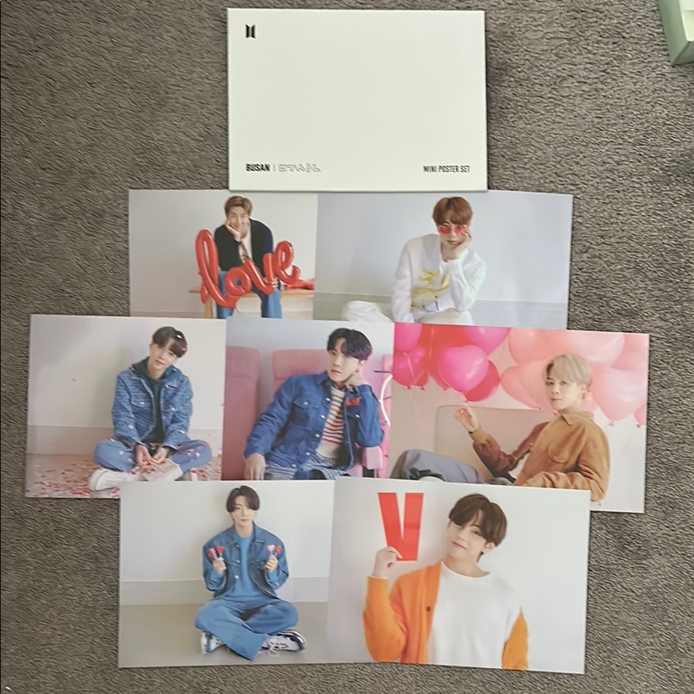 BTS Busan Poster Set